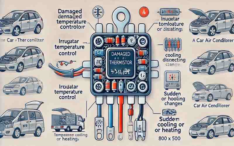 Ciri-Ciri Thermistor AC Mobil Rusak