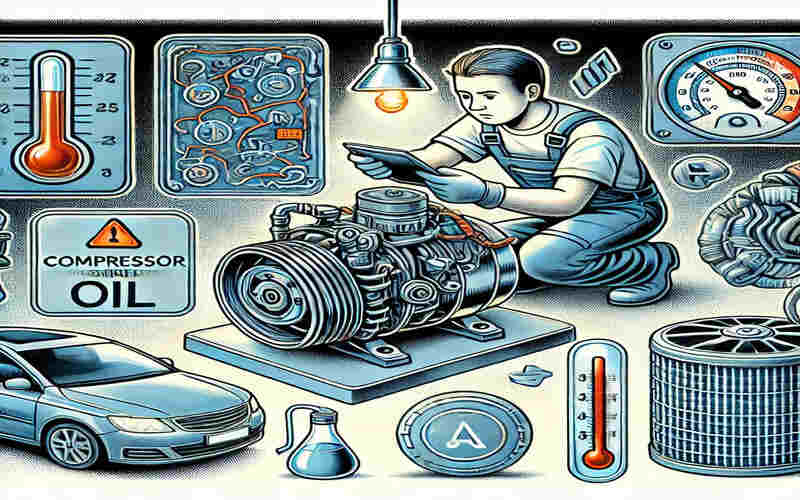 Tanda Oli Kompresor AC Mobil Habis Tanda Oli Kompresor AC Mobil Habis