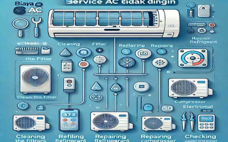 Biaya Service AC Tidak Dingin